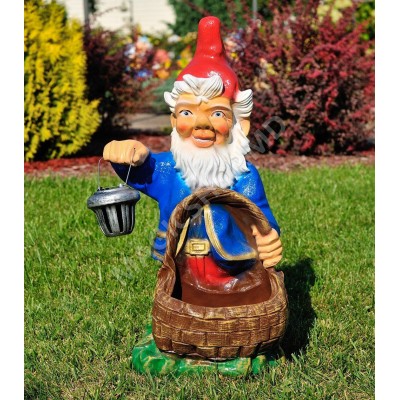 Садово-парковая фигура Cera Гном с корзиной